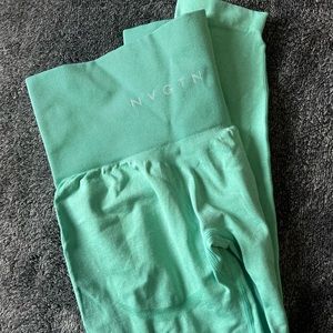NVGTN SEAFOAM GREEN CONTOUR SEAMLESS LEGGINGS